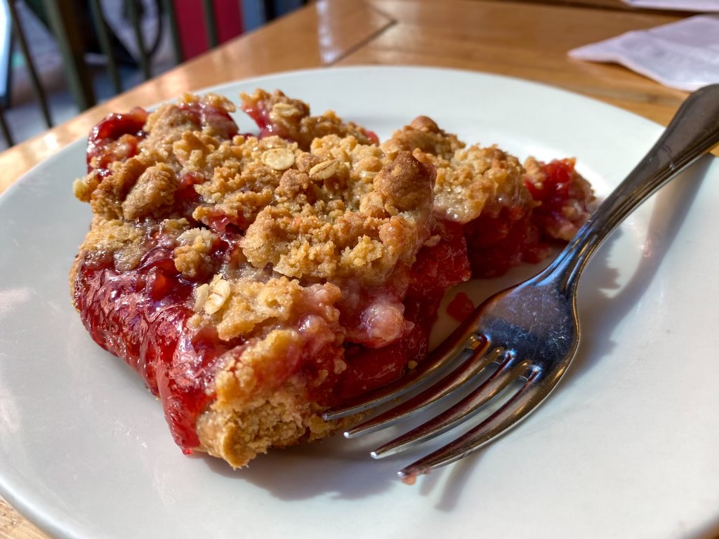 Cherry Crumb Pie