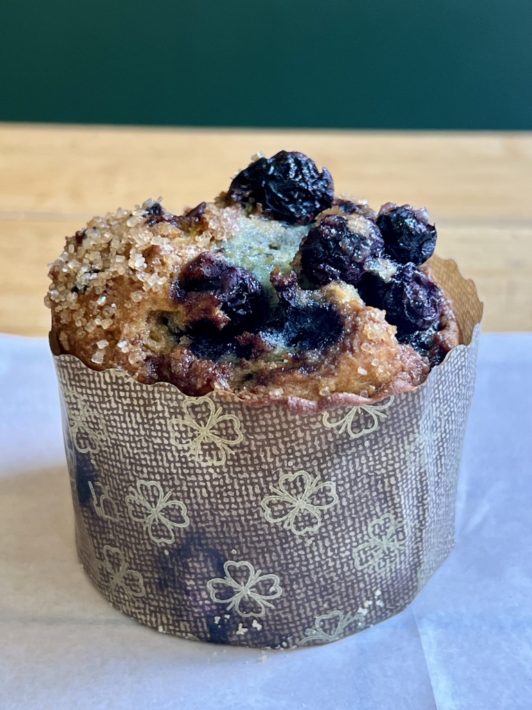 Gluten Free Blueberry Corn Muffin