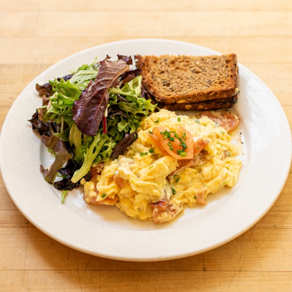 Smoked Salmon Scramble